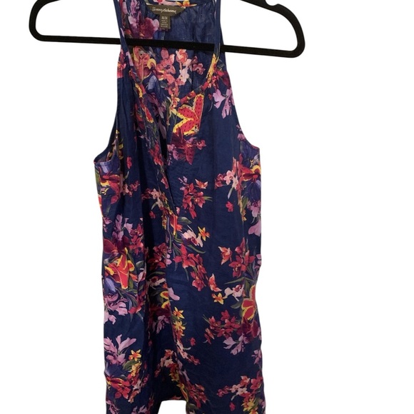 Tommy Bahama Dresses & Skirts - Tommy Bahama Navy Dress with Pink Floral Design